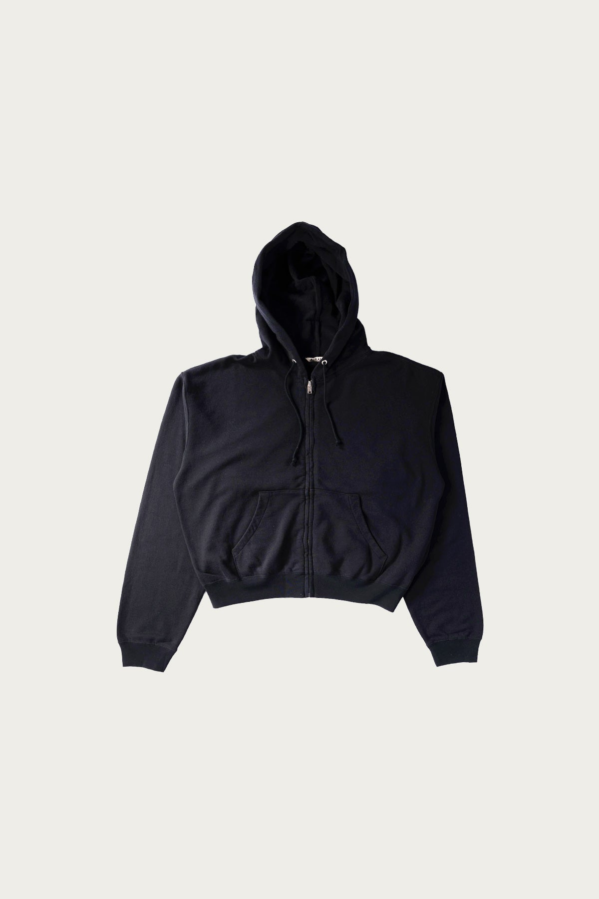 Auralee - High Twist Light Sweat Zip Parka - Ink Black - Canoe Club