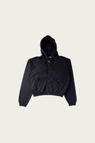 Auralee - High Twist Light Sweat Zip Parka - Ink Black - Canoe Club