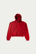 Auralee - High Twist Light Sweat Zip Parka - Red - Canoe Club
