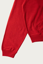Auralee - High Twist Light Sweat Zip Parka - Red - Canoe Club