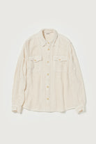 Auralee - Homespun Summer Tweed Mesh Shirt - Off White - Canoe Club