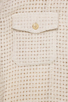 Auralee - Homespun Summer Tweed Mesh Shirt - Off White - Canoe Club