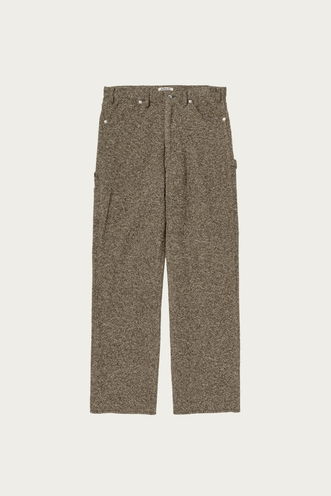 Auralee - Homespun Tweed Painter Pants - Brown - Canoe Club