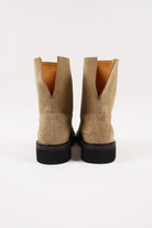 Auralee - Leather Boots - Beige Suede - Canoe Club