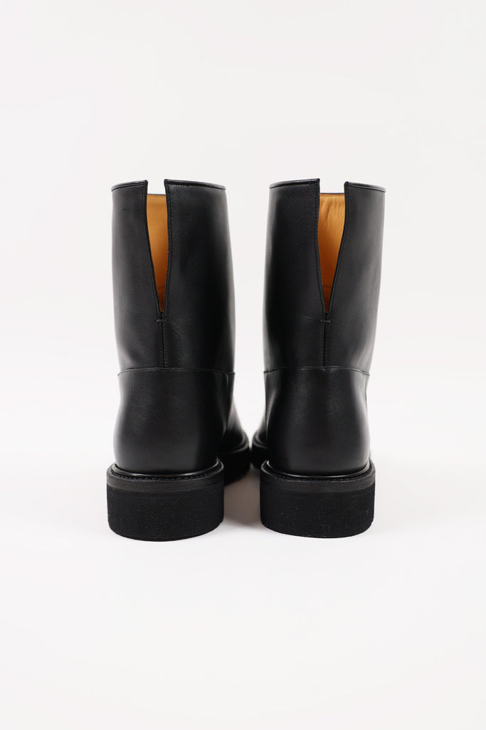 Auralee - Leather Boots - Black - Canoe Club