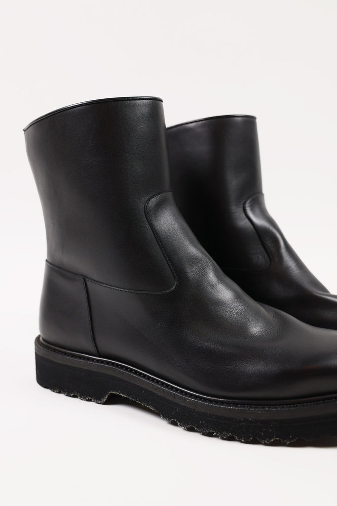 Auralee - Leather Boots - Black - Canoe Club