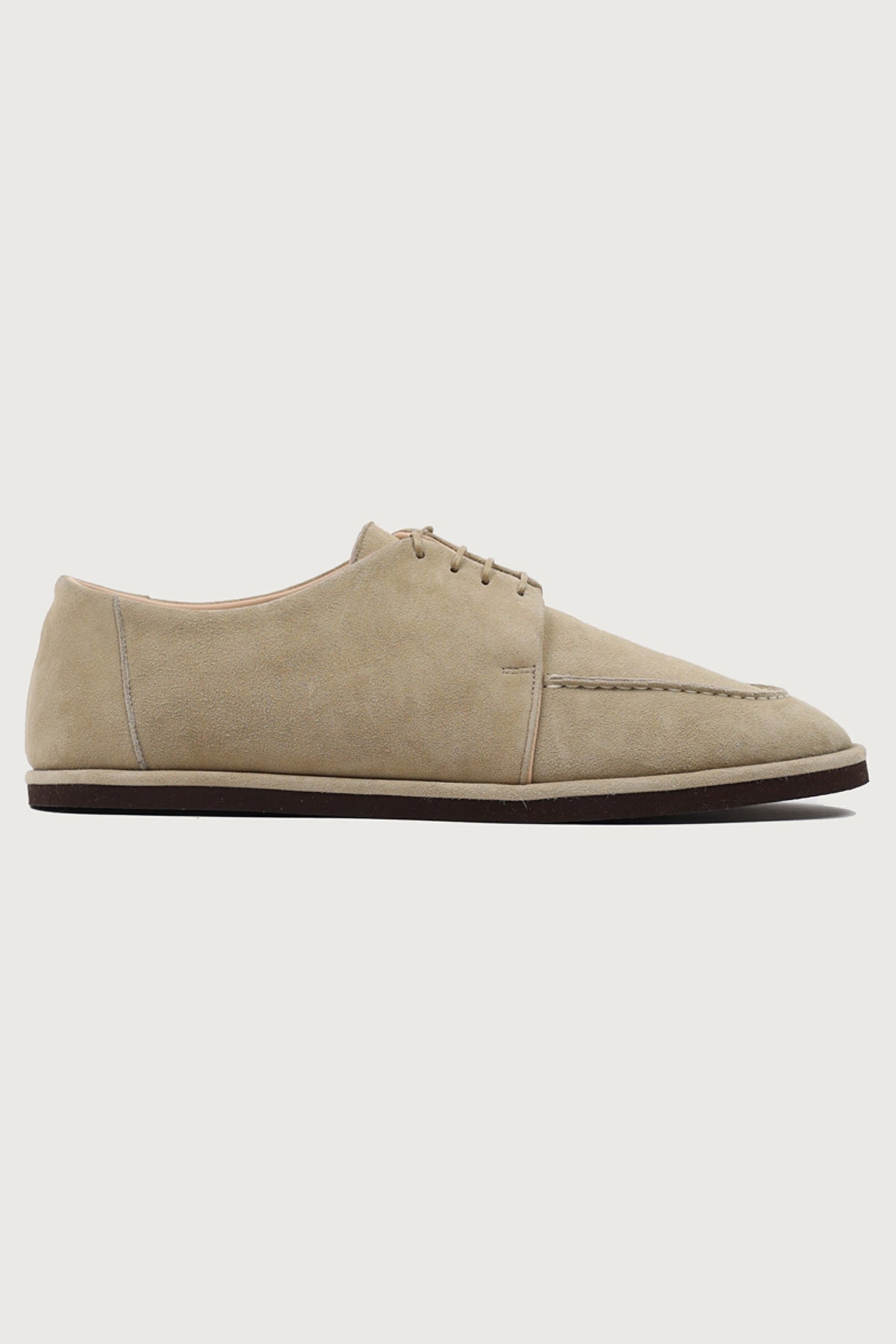 Auralee Leather Shoes Beige Canoe Club - Main Image