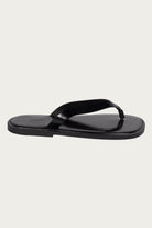Auralee - Leather Tong Sandals - Black - Canoe Club