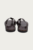 Auralee - Leather Tong Sandals - Brown - Canoe Club