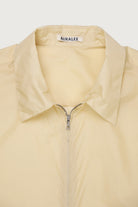 Auralee - Light Nylon Zip Shirt - Light Yellow - Canoe Club