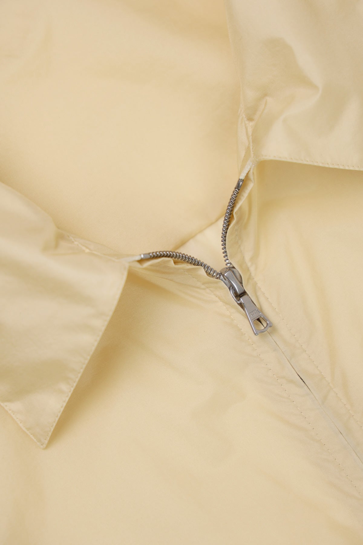 Auralee - Light Nylon Zip Shirt - Light Yellow - Canoe Club
