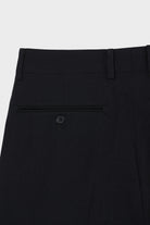 Auralee - Light Wool Max Gabardine Shorts - Black - Canoe Club