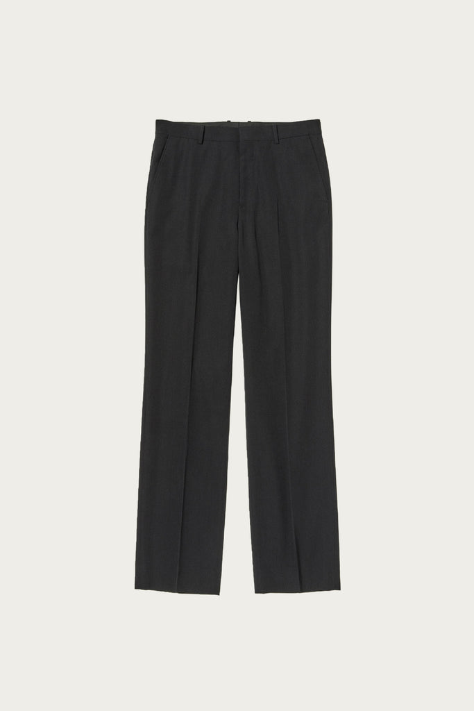 Auralee Light Wool Max Gabardine Slacks | Top Black | Canoe Club