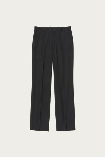 Auralee Light Wool Max Gabardine Slacks | Top Black | Canoe Club