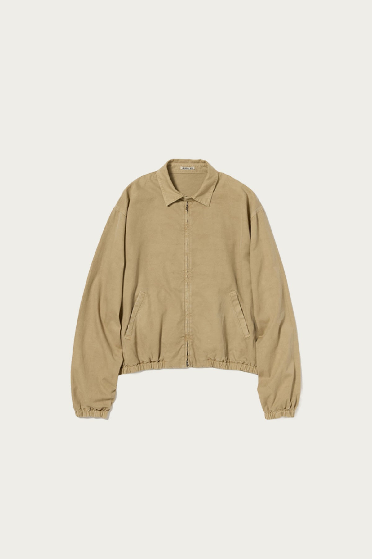 Auralee - Product Dyed Finx Gabardine Swing Top - Dyed Beige - Canoe Club