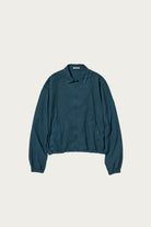 Auralee - Product Dyed Finx Gabardine Swing Top - Dyed Navy - Canoe Club