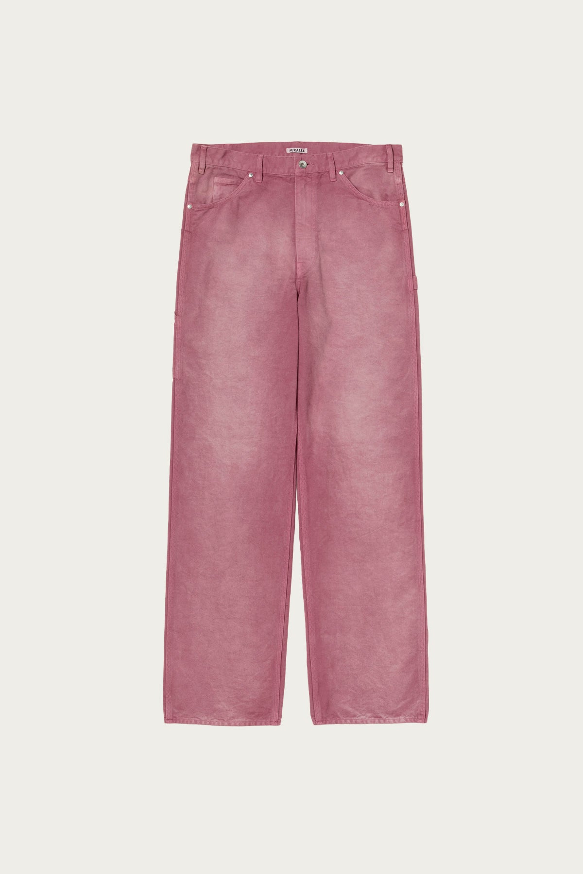 パンツ PRODUCT DYED ORGANIC COTTON DUCK PAINTER Auralee Product Dyed Organic Cotton Duck Painter Pants | Faded
