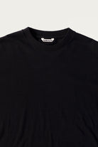 Auralee - Seamless Crew Neck Tee - Black - Canoe Club