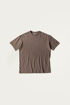 Auralee - Seamless Crew Neck Tee - Top Brown - Canoe Club