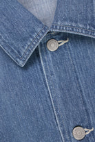 Auralee - Selvedge Faded Light Denim Blouson - Light Indigo - Canoe Club