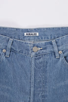 Auralee - Selvedge Faded Light Denim Wide Pants - Light Indigo (old) - Canoe Club