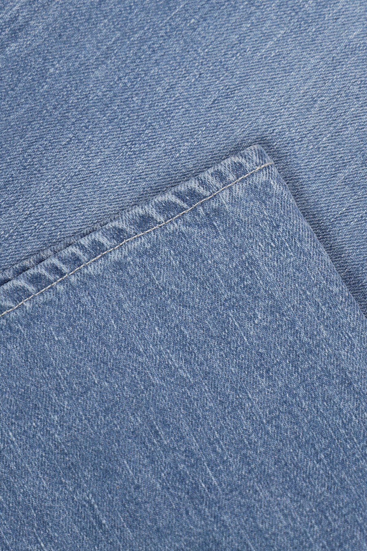 Auralee - Selvedge Faded Light Denim Wide Pants - Light Indigo (old) - Canoe Club