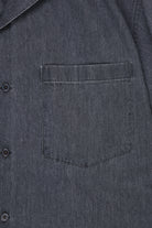Auralee - Selvedge Super Light Denim Half Sleeved Shirt - Washed Black - Canoe Club