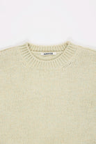 Auralee - Silk Wool Camel Mix Knit P/O - Mix Peach - Canoe Club