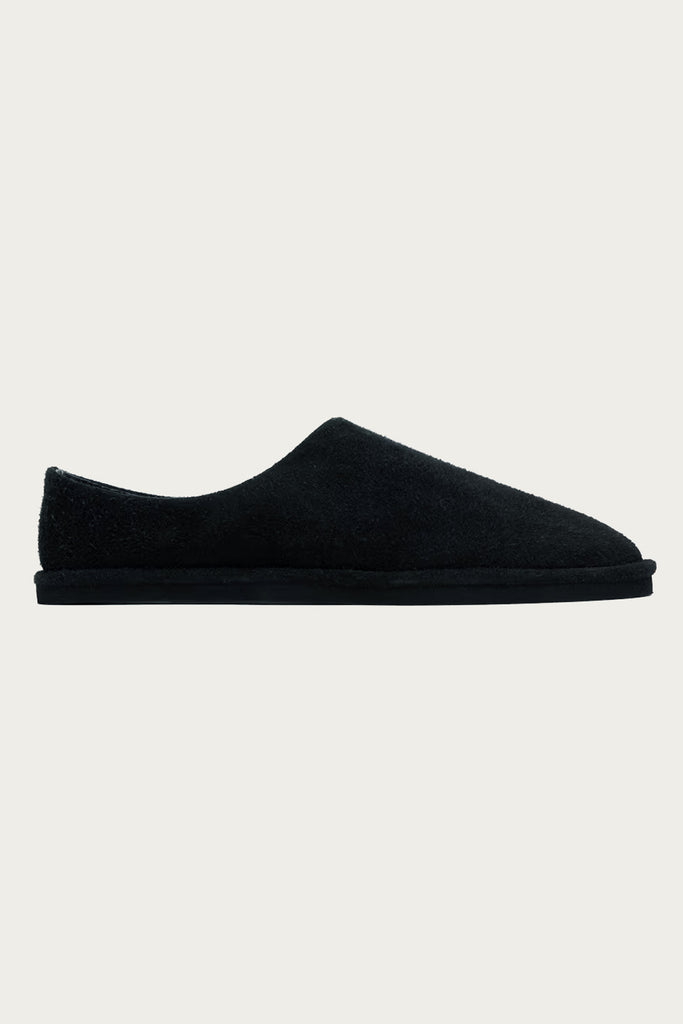 Auralee - Suede Sandals - Black Suede - Canoe Club