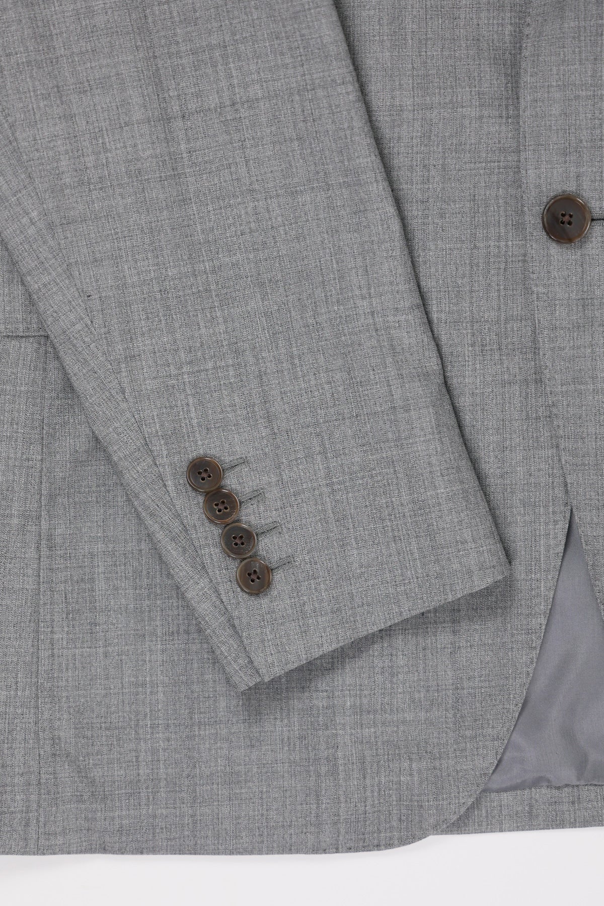 Auralee - Super Fine Tropical Wool Jacket - Gray - Canoe Club