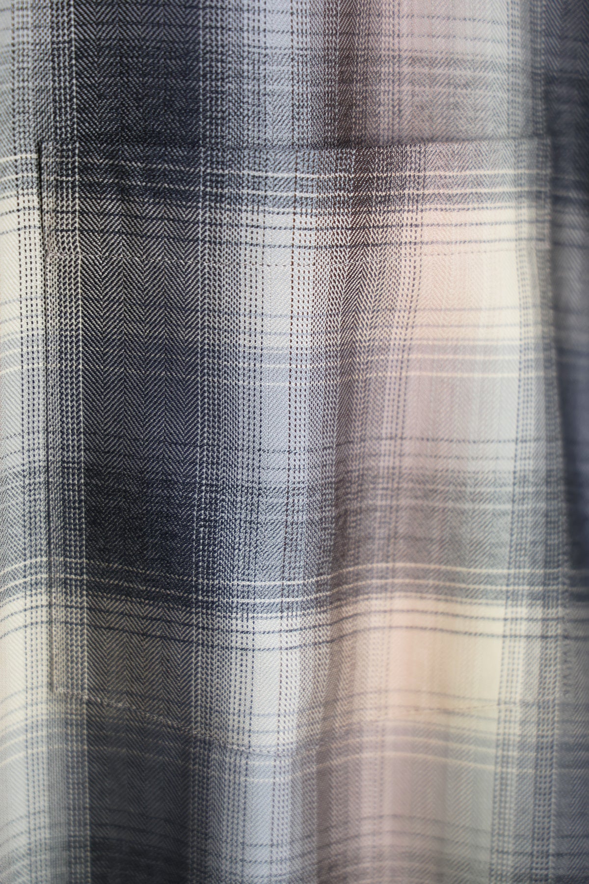 トップス auralee super light wool check shirt 4 Auralee Super Light Wool Check Shirt - Blue/Brown | Garmentory