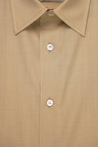 Auralee - Superfine Tropical Wool Shirt - Top Beige - Canoe Club