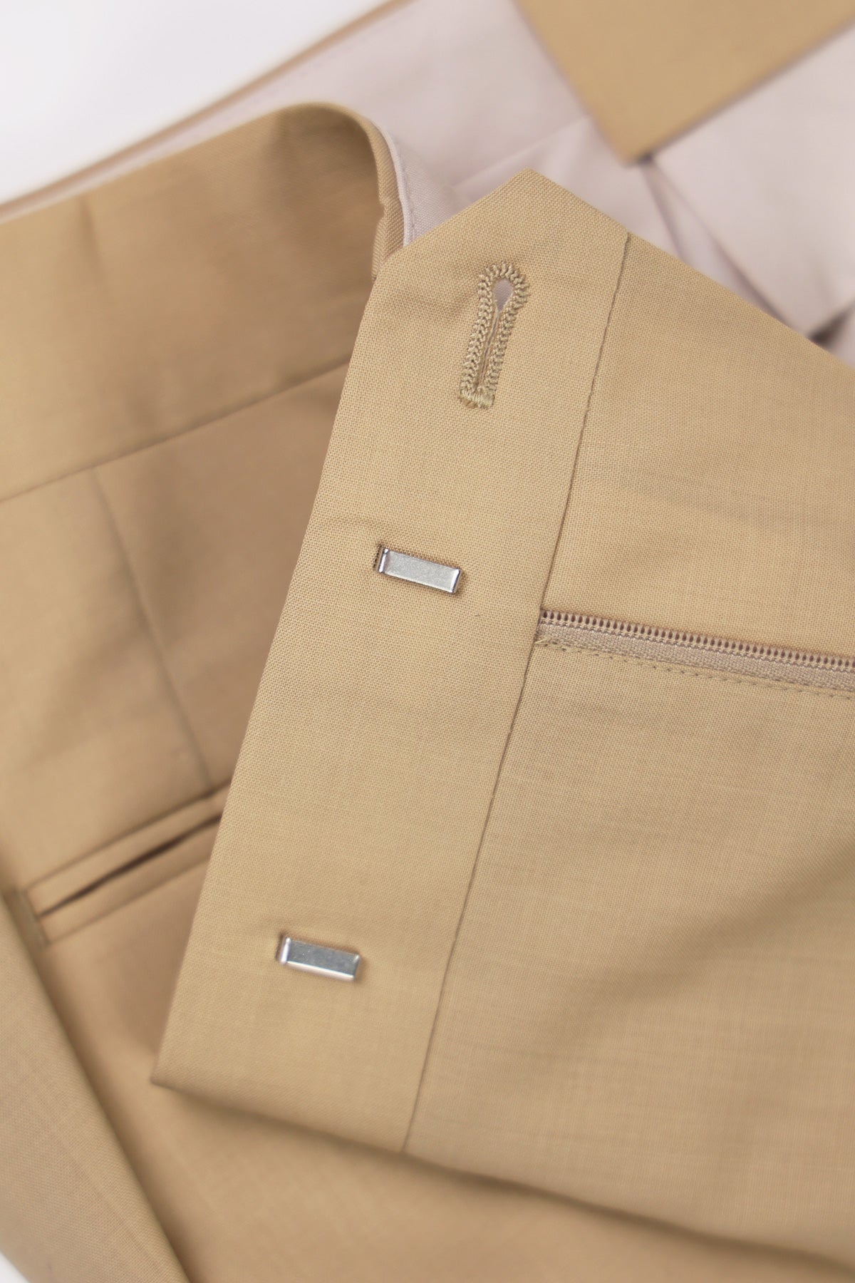 Auralee - Superfine Tropical Wool Slacks - Top Beige - Canoe Club