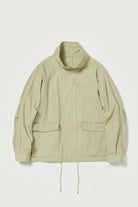 Auralee - Washed Hard Twist Canvas Blouson - Khaki Beige - Canoe Club