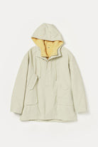 Auralee - Washed Heavy Canvas Liner Coat - Ivory - Canoe Club