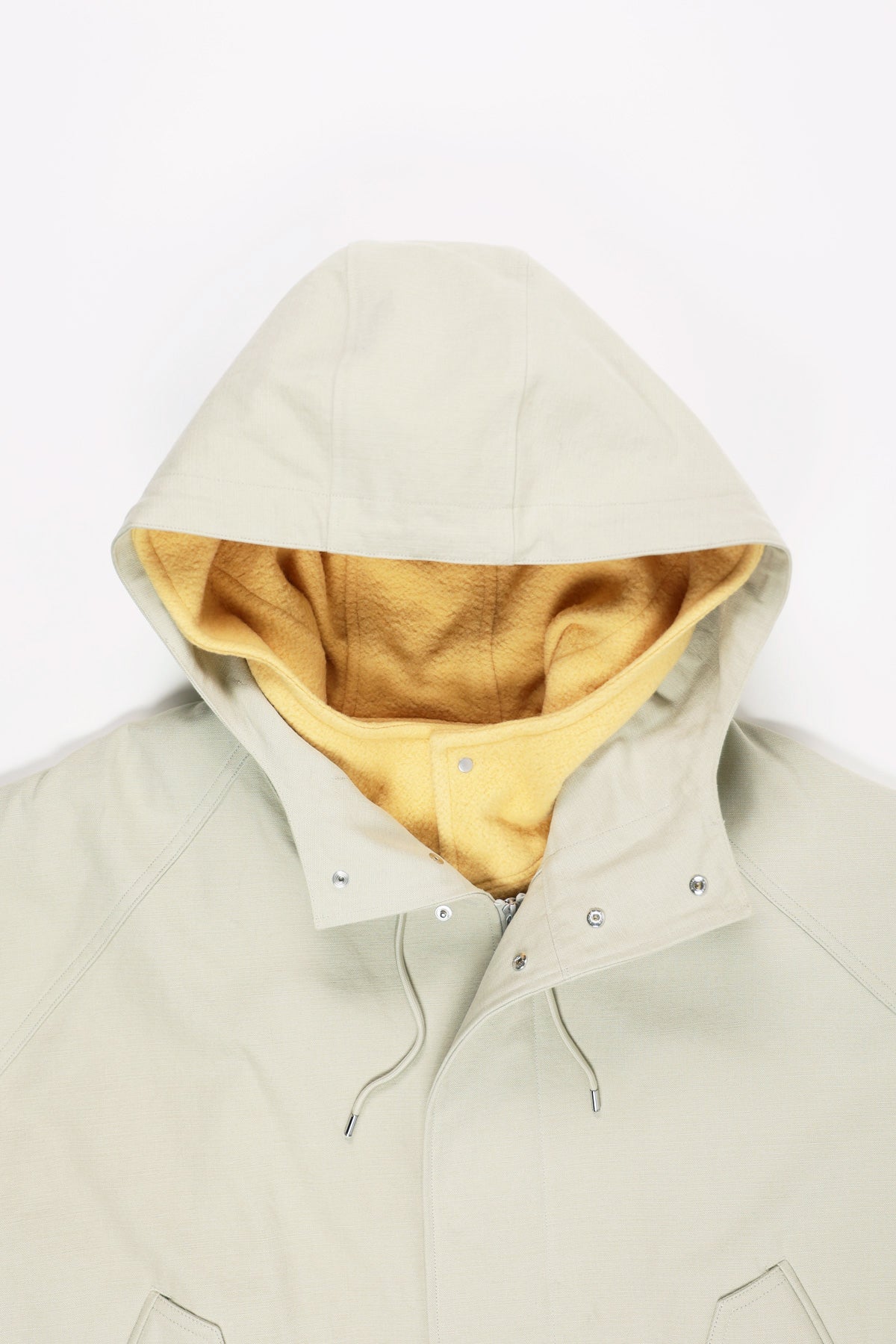 Auralee - Washed Heavy Canvas Liner Coat - Ivory - Canoe Club