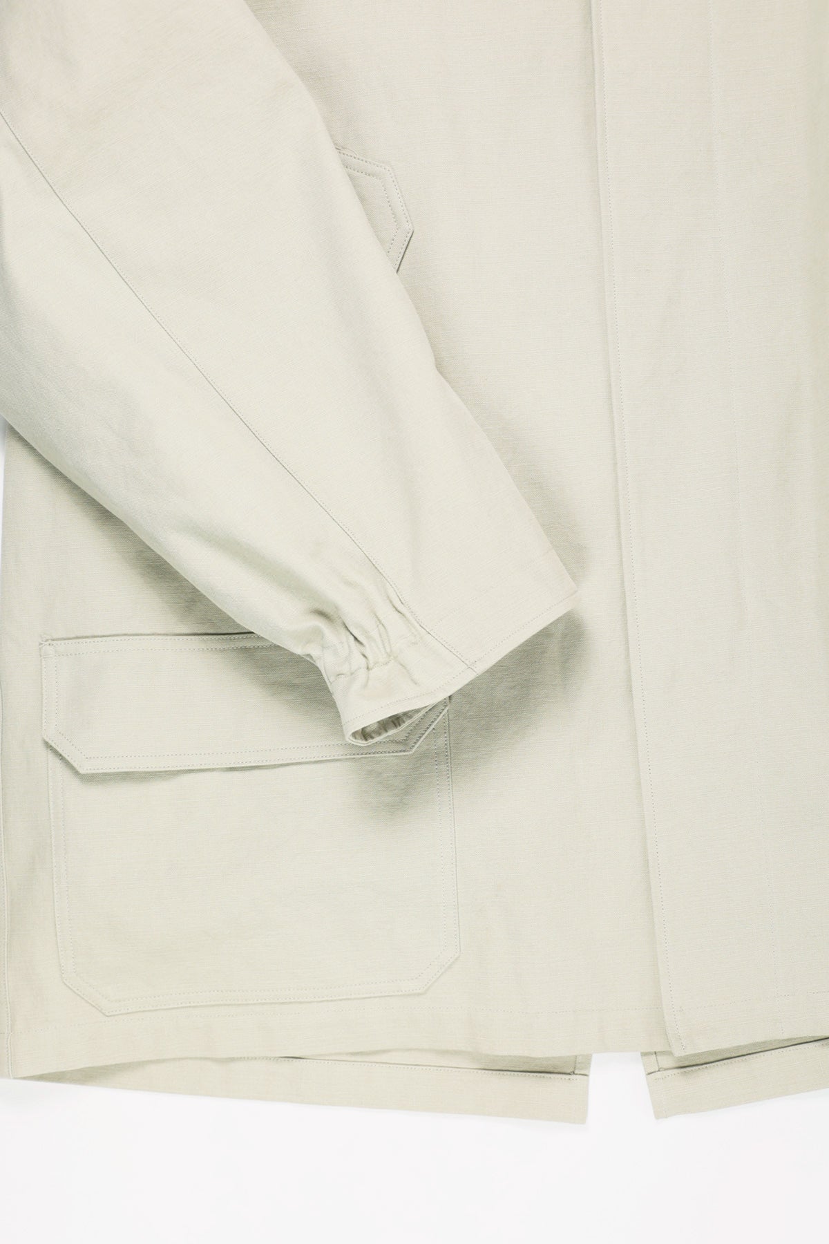 Auralee - Washed Heavy Canvas Liner Coat - Ivory - Canoe Club