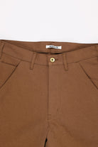 Auralee - Washed Heavy Canvas Pants - Brown - Canoe Club