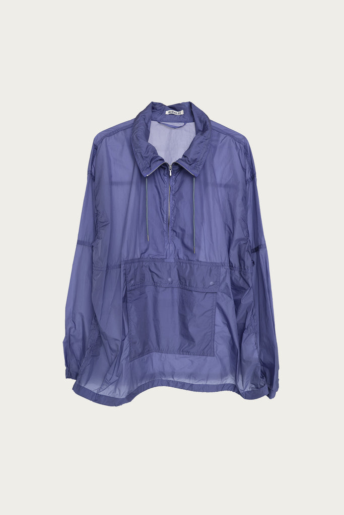 Auralee - Washed Super Light Airy Nylon Anorak - Light Purple - Canoe Club