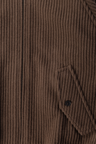 Auralee - Wool Cashmere Corduroy Zip Blouson - Smoky Brown - Canoe Club