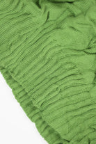 Auralee - Wrinkled Dry Cotton Knit P/O - Sage Green - Canoe Club