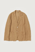 Auralee - Wrinkled Washed Finx Twill Jacket - Brown - Canoe Club