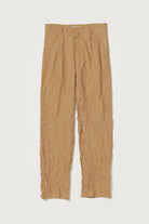 Auralee - Wrinkled Washed Finx Twill Pants - Brown - Canoe Club