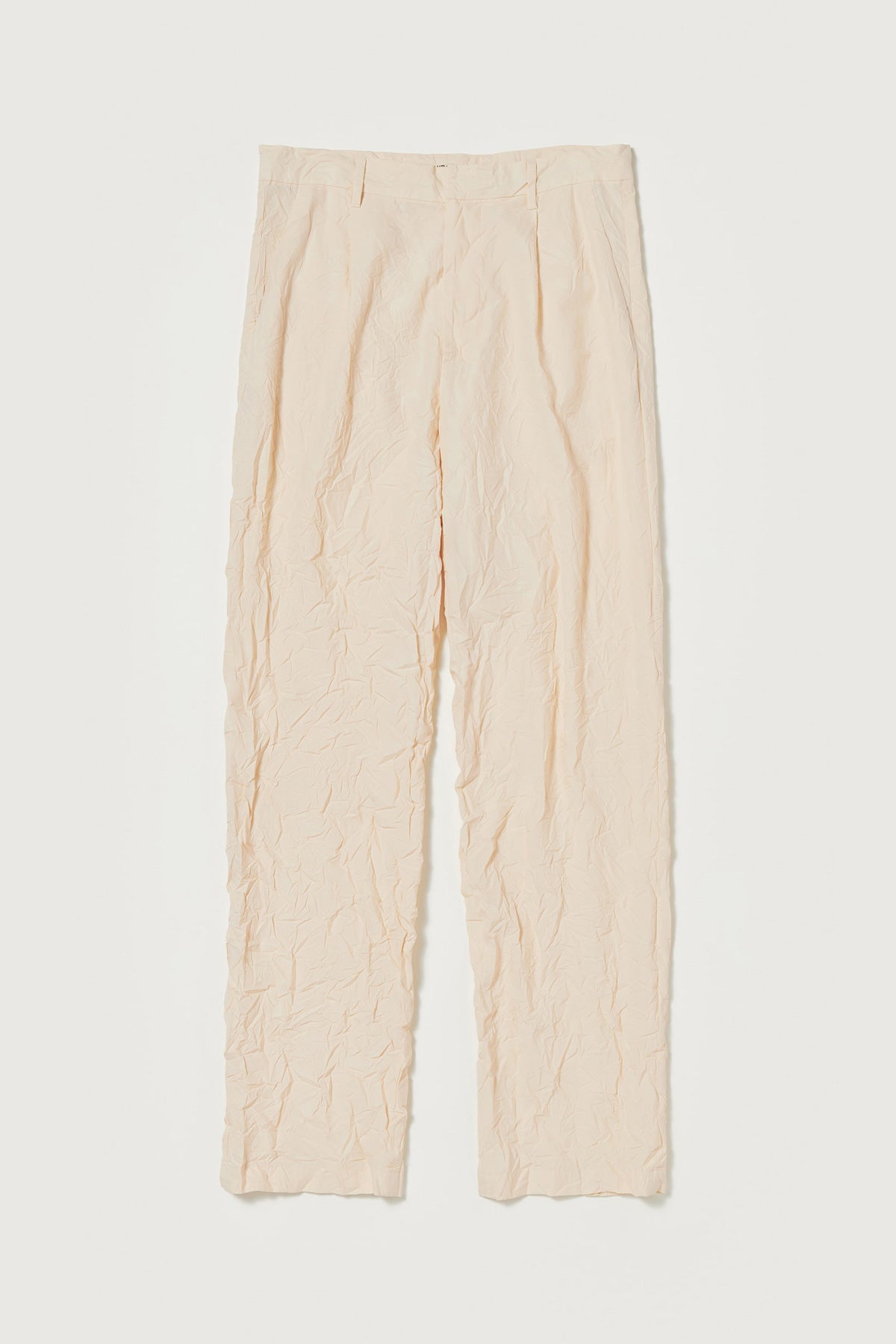Auralee - Wrinkled Washed Finx Twill Pants - Pink/Beige - Canoe Club