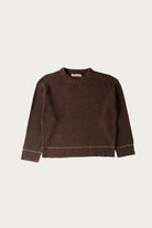 Aviva Jifei Xue - Contrast Crewneck - Brown Mix - Canoe Club