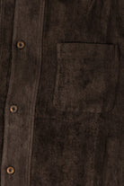 Aviva Jifei Xue - Boxy Shirt - Carob Linen Velvet - Canoe Club