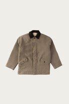 Aviva Jifei Xue - Contrast Sports Jacket - Natural/Carob Wool Pinwheel - Canoe Club