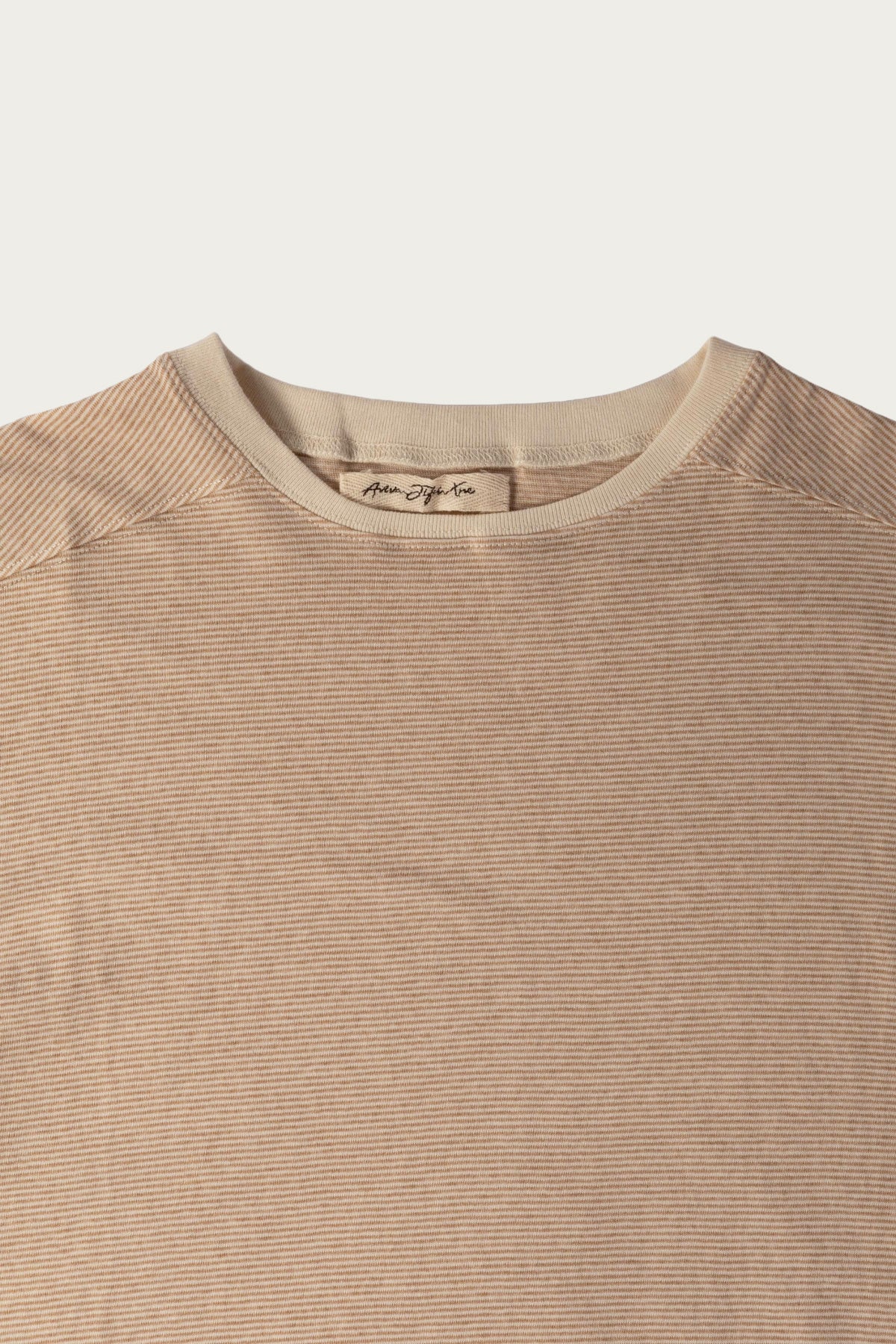 Aviva Jifei Xue - Long Sleeve Arc Tee - Natural Stripe - Canoe Club