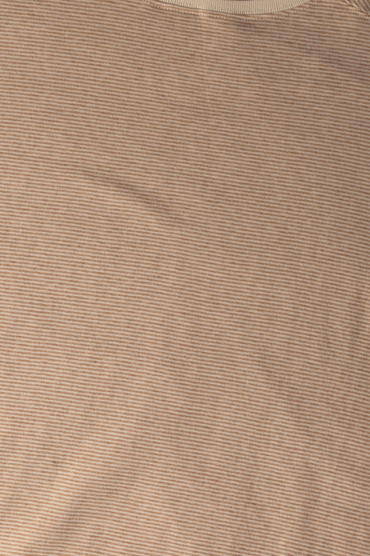 Aviva Jifei Xue - Long Sleeve Arc Tee - Natural Stripe - Canoe Club