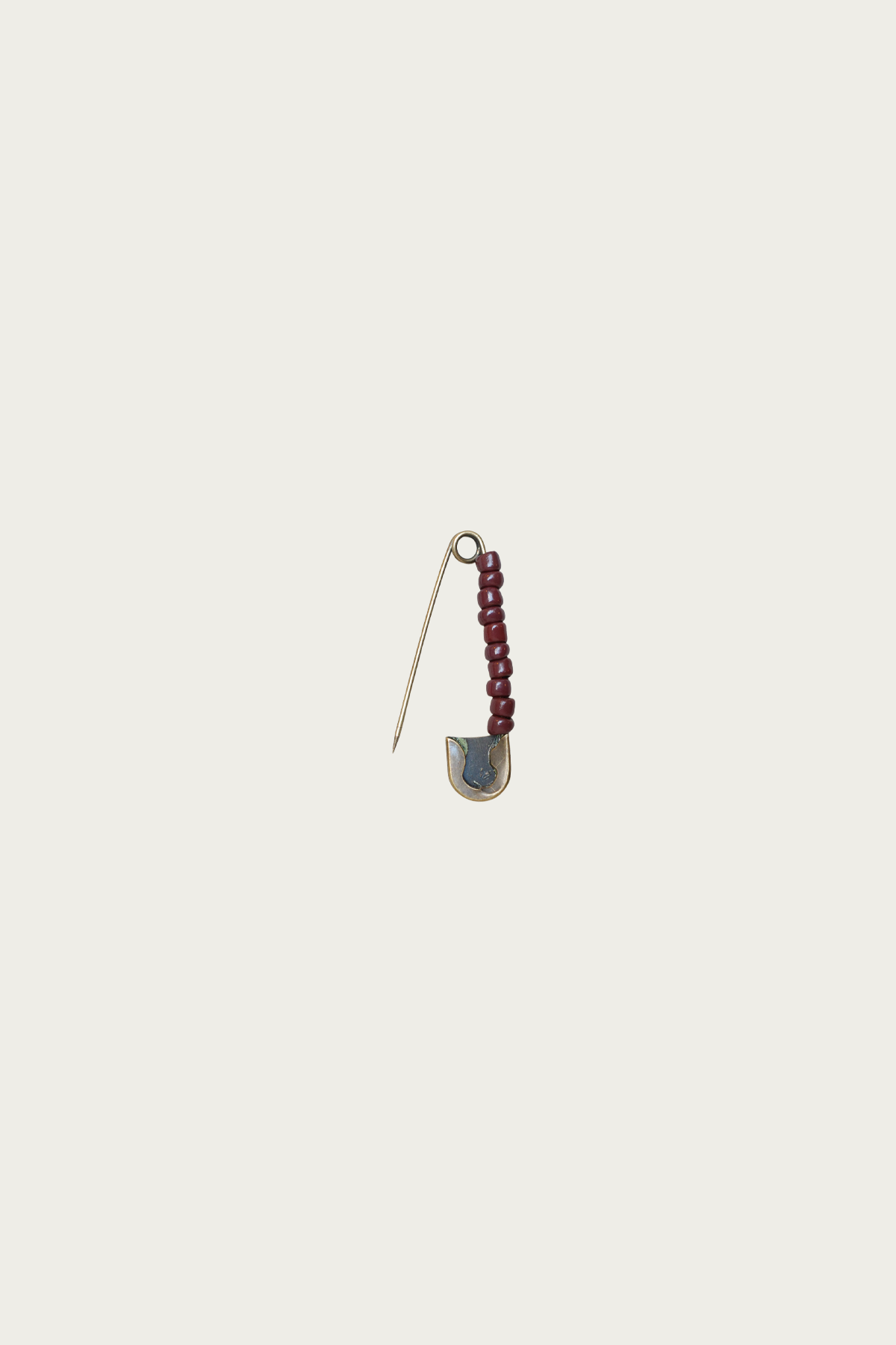 Aviva Jifei Xue - Beaded Safety Pin - Canoe Club